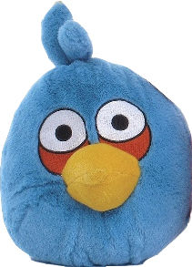Angry Birds Peluche Azul 15cms